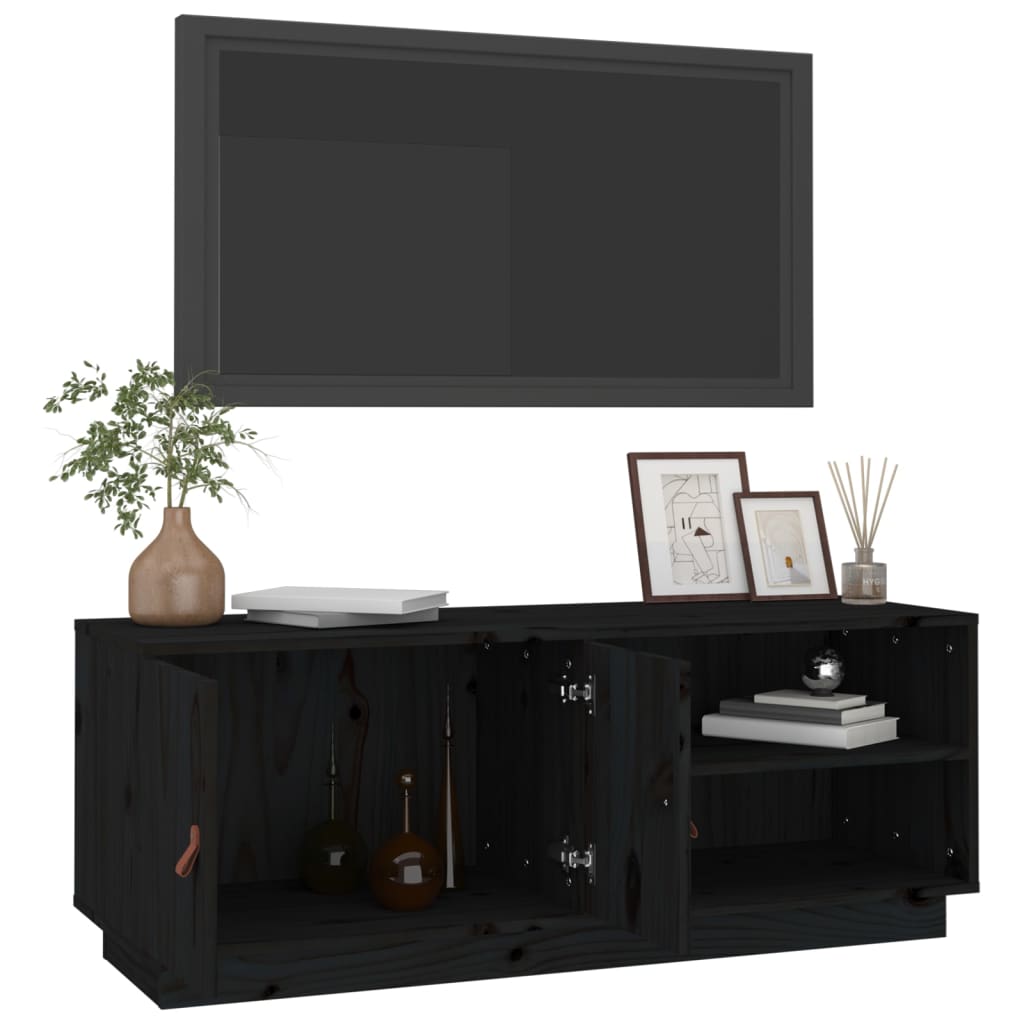 Tv-Meubel 105X34X40 Cm Massief Grenenhout
