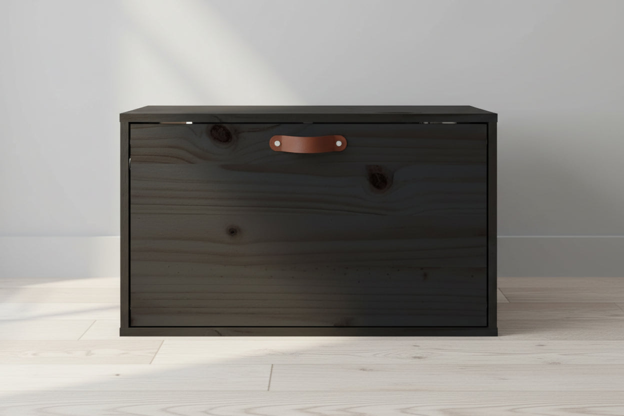 Wandkast 60X30X35 Cm Massief Grenenhout