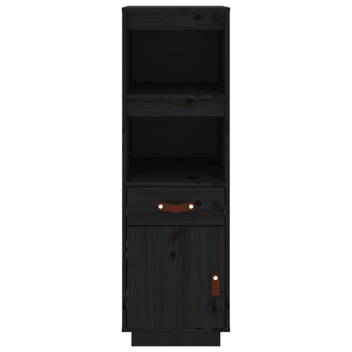 Hoge Kast 34X40X108,5 Cm Massief Grenenhout