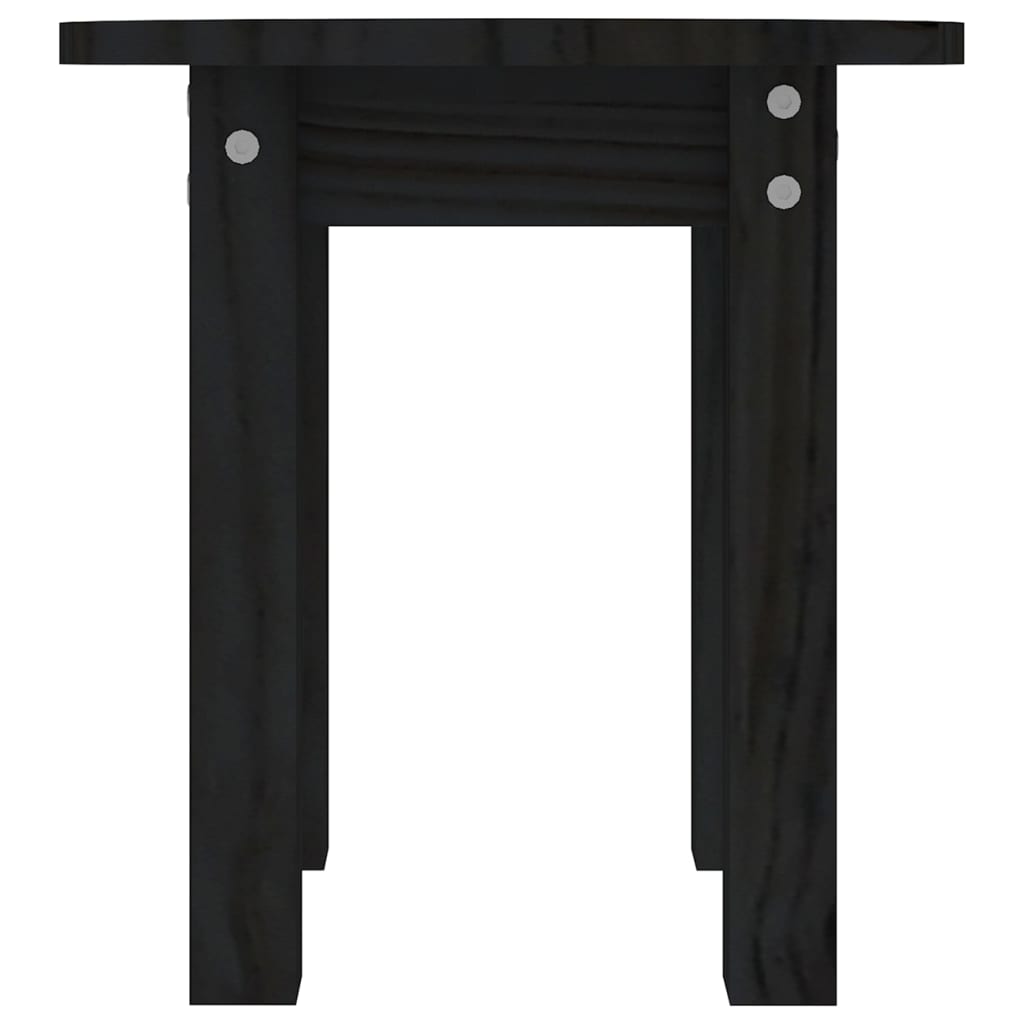 Salontafel Ø 35X35 Cm Massief Grenenhout