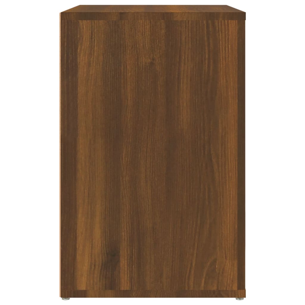 Schoenenkast 30X35X54 Cm Bewerkt Hout Bruin Eikenkleur Bruineiken