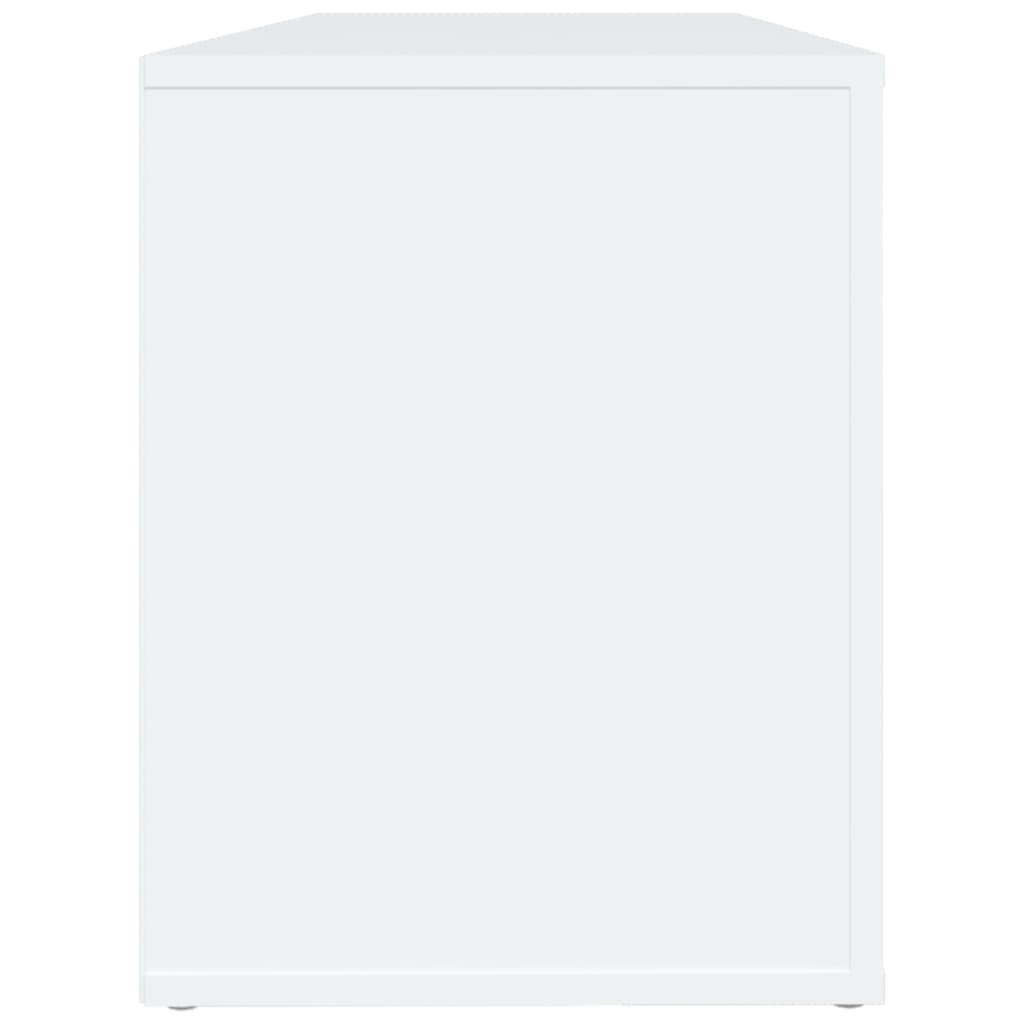 Schoenenkast 00X35X45 Cm Bewerkt Hout Wit