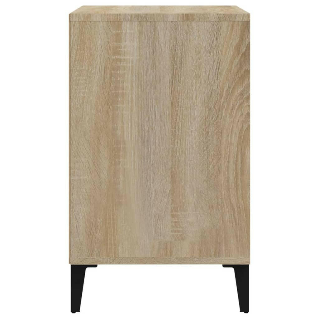 Schoenenkast 102X36X60 Cm Bewerkt Hout Sonoma Eikenkleurig