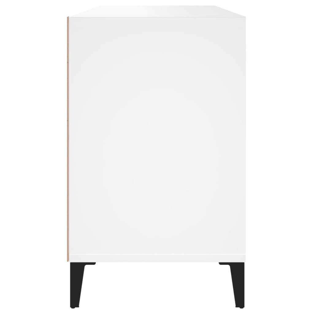 Schoenenkast 02X36X60 Cm Bewerkt Hout Wit