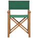 Regisseursstoelen 2 St Massief Teakhout Groen