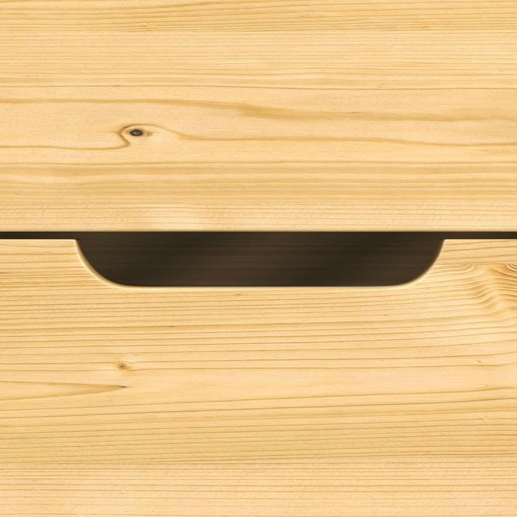 Slaapbank Met 2 Lades Irun 90X200 Cm Massief Grenenhout