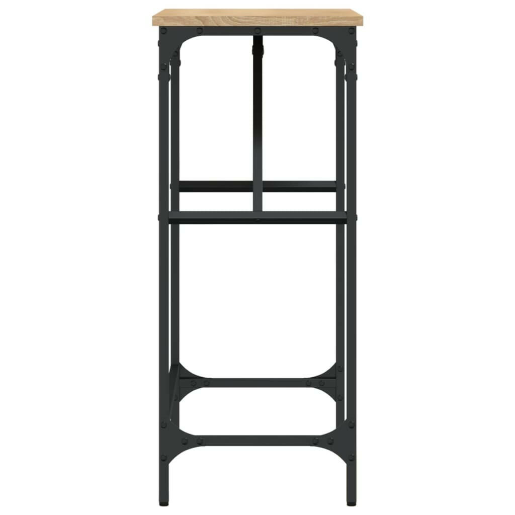 Wandtafel 75X32X75 Cm Bewerkt Hout Sonoma Eikenkleurig