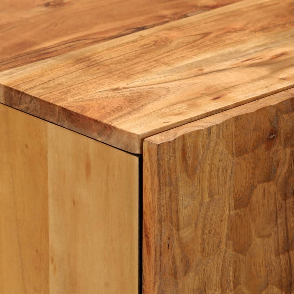 Bijzetkast 40X33X75 Cm Massief Acaciahout