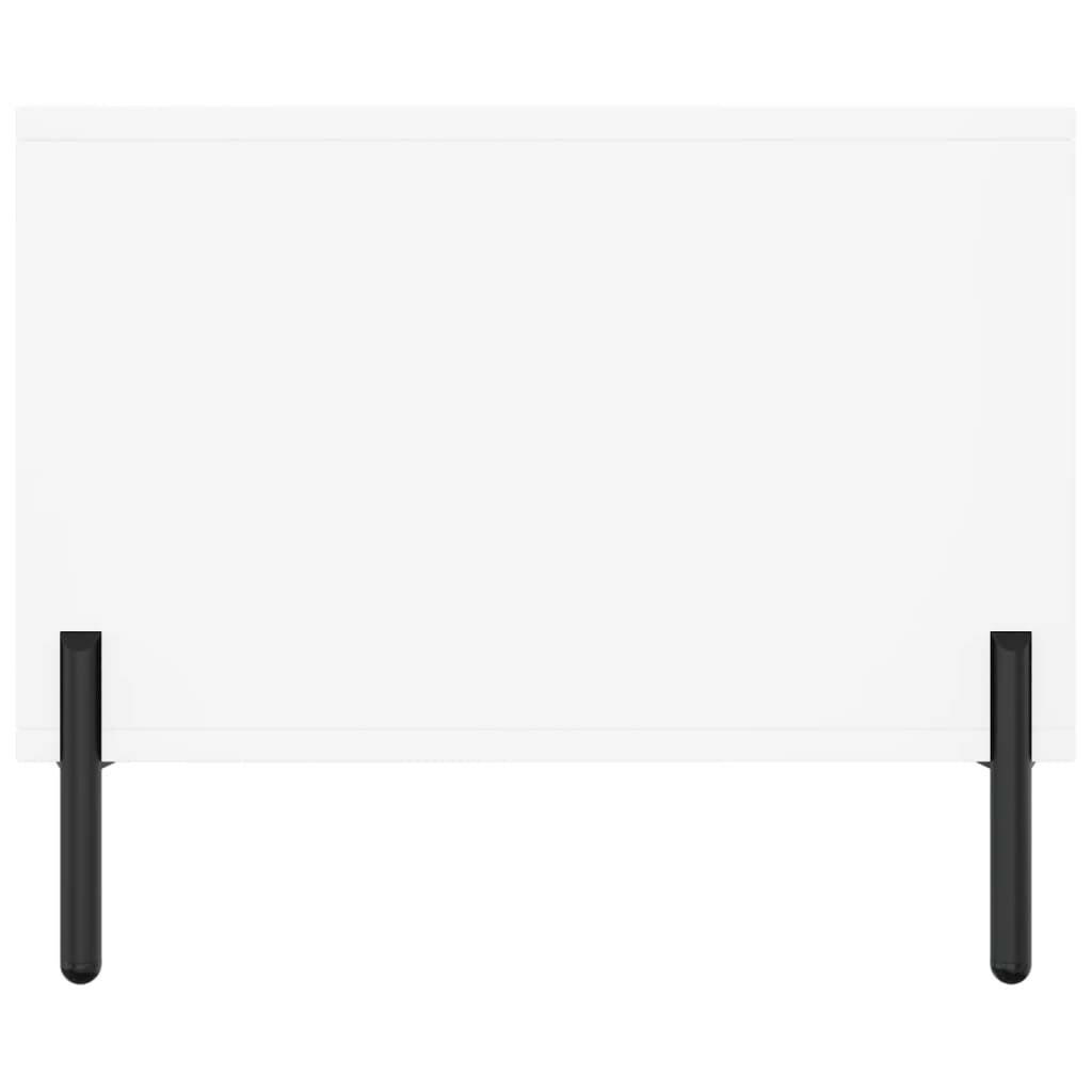 Salontafel 90X50X40 Cm Bewerkt Hout Wit