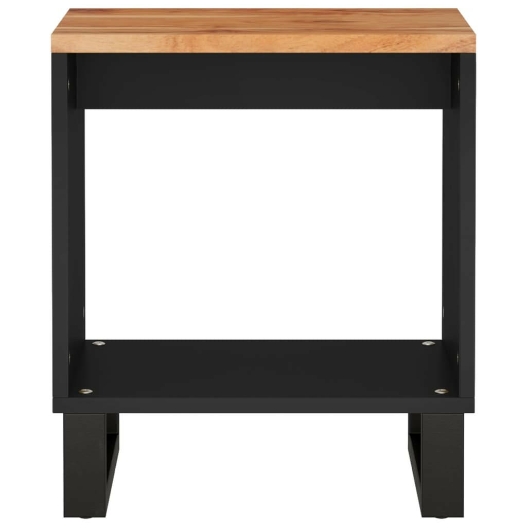 Salontafel 40X31X46 Cm Massief Acaciahout En Bewerkt Hout