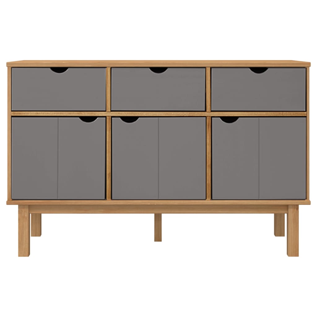 Dressoir Otta 114X43X73,5 Cm Massief Grenenhout