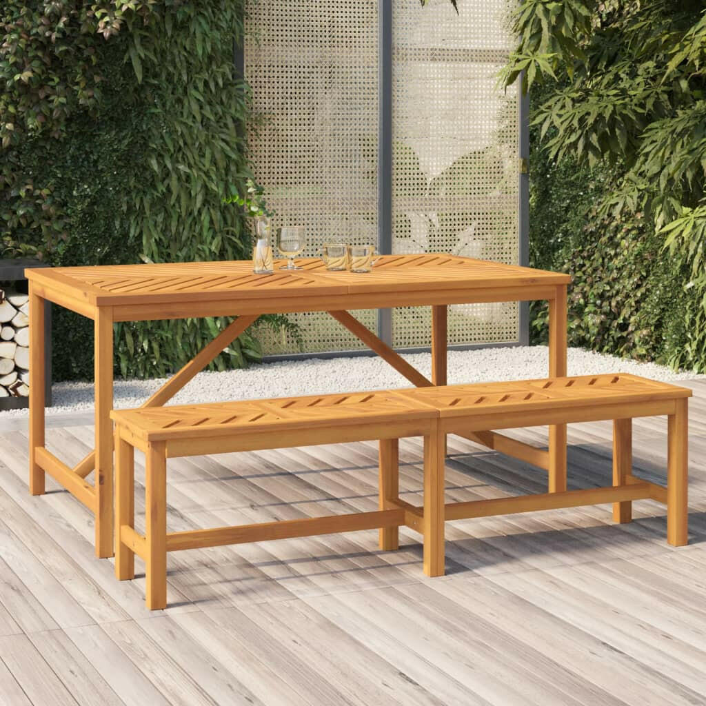 Tuintafel 200X90X74 Cm Massief Acaciahout