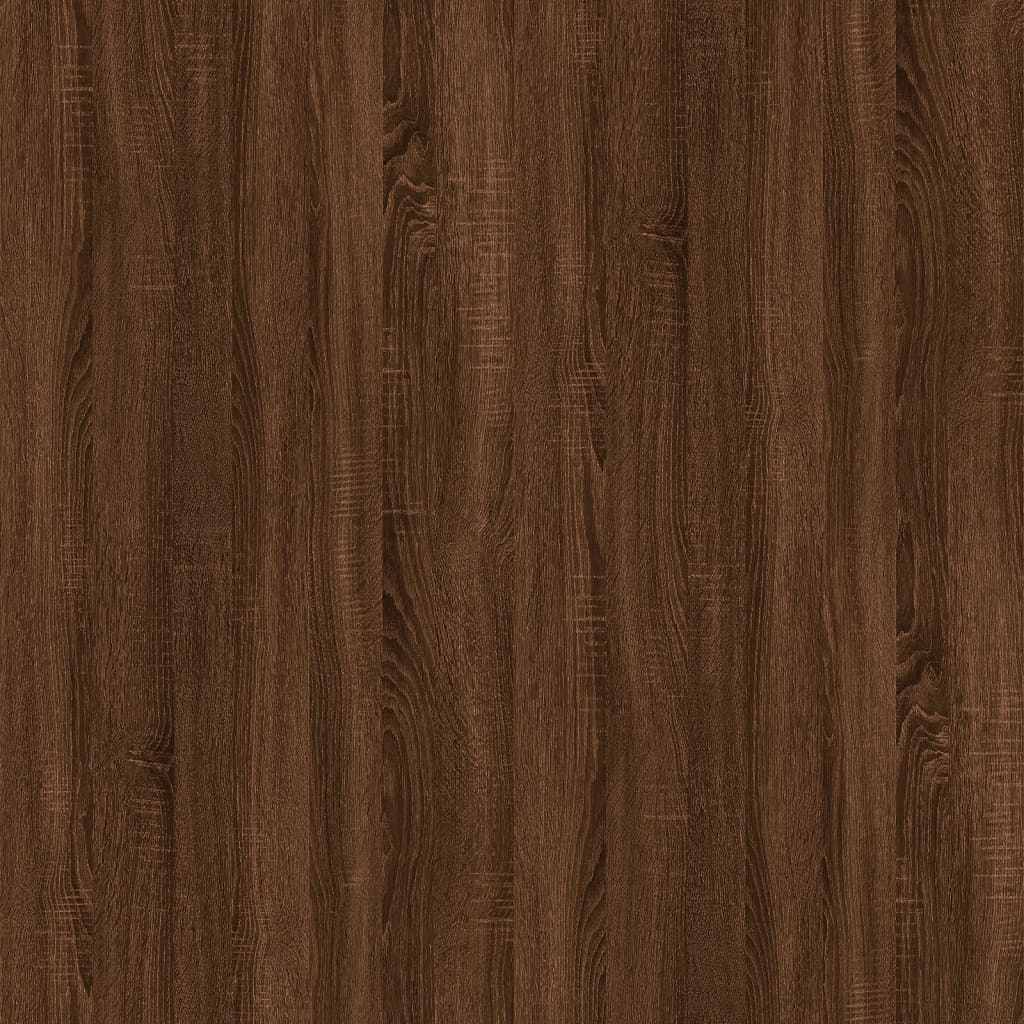 Boekenkast/Kamerscherm 80X24X192 Cm Bewerkt Hout Bruineiken