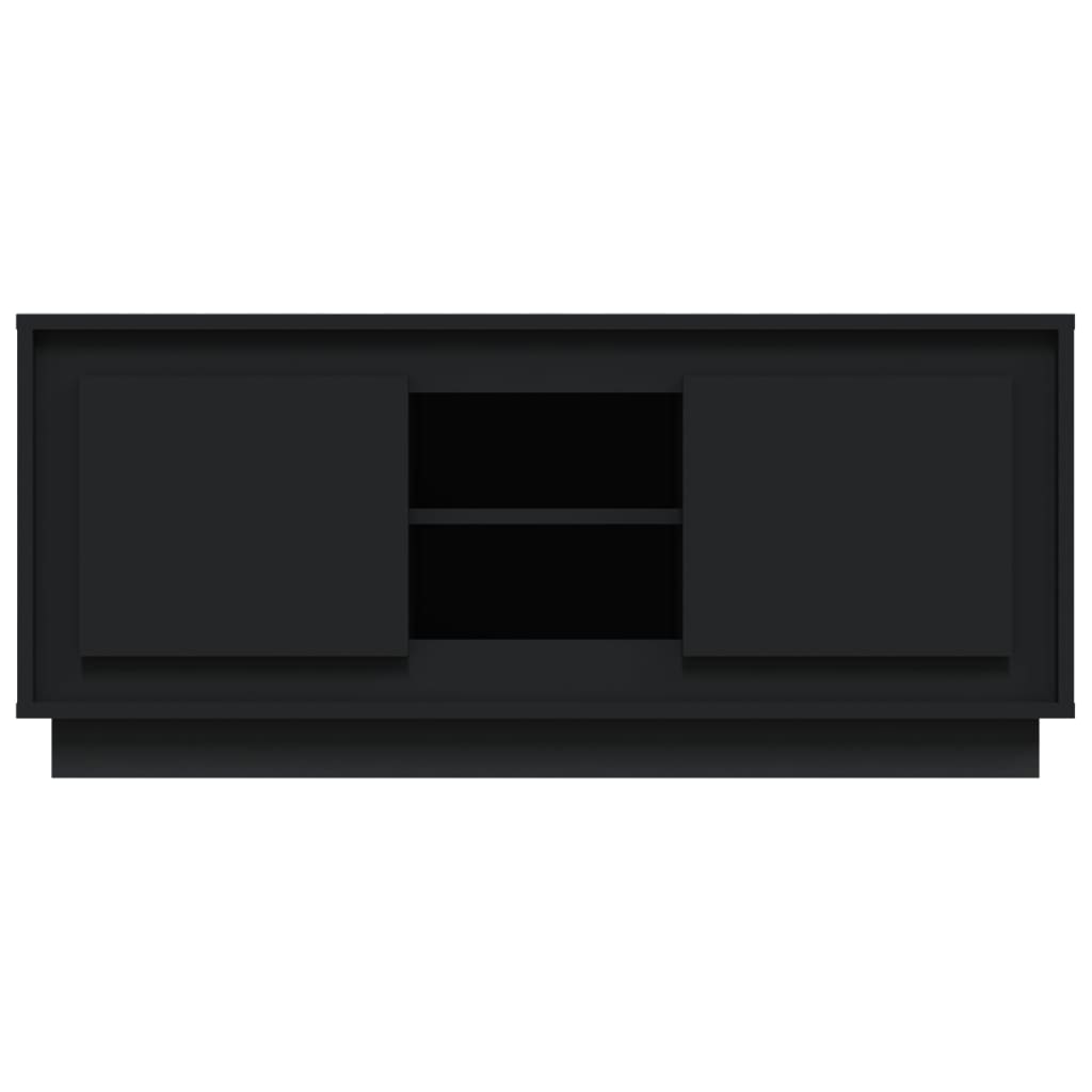 Tv-Meubel 02X35X45 Cm Bewerkt Hout