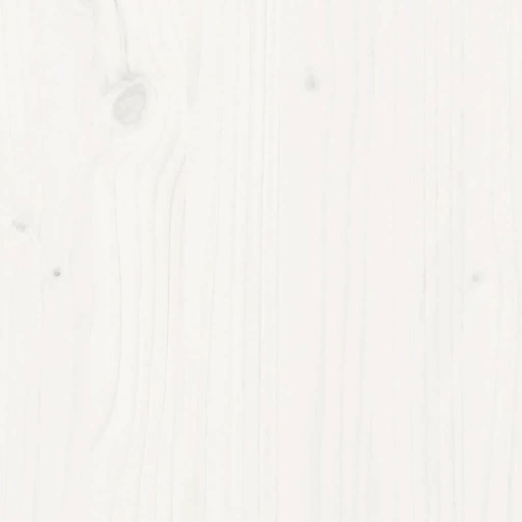 Barkrukken 2 St 40X36X75 Cm Massief Grenenhout Wit