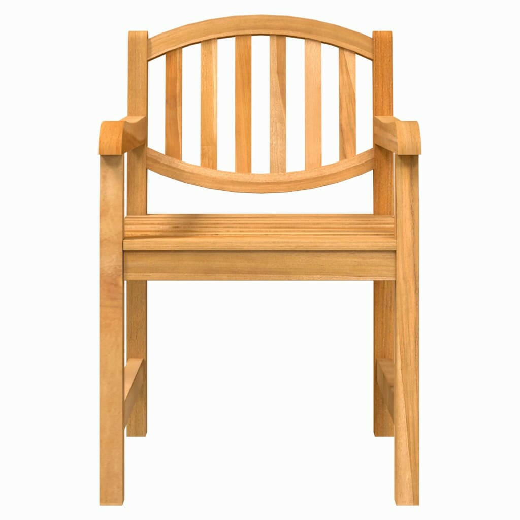 Tuinstoelen 2 St 58X59X88 Cm Massief Teakhout