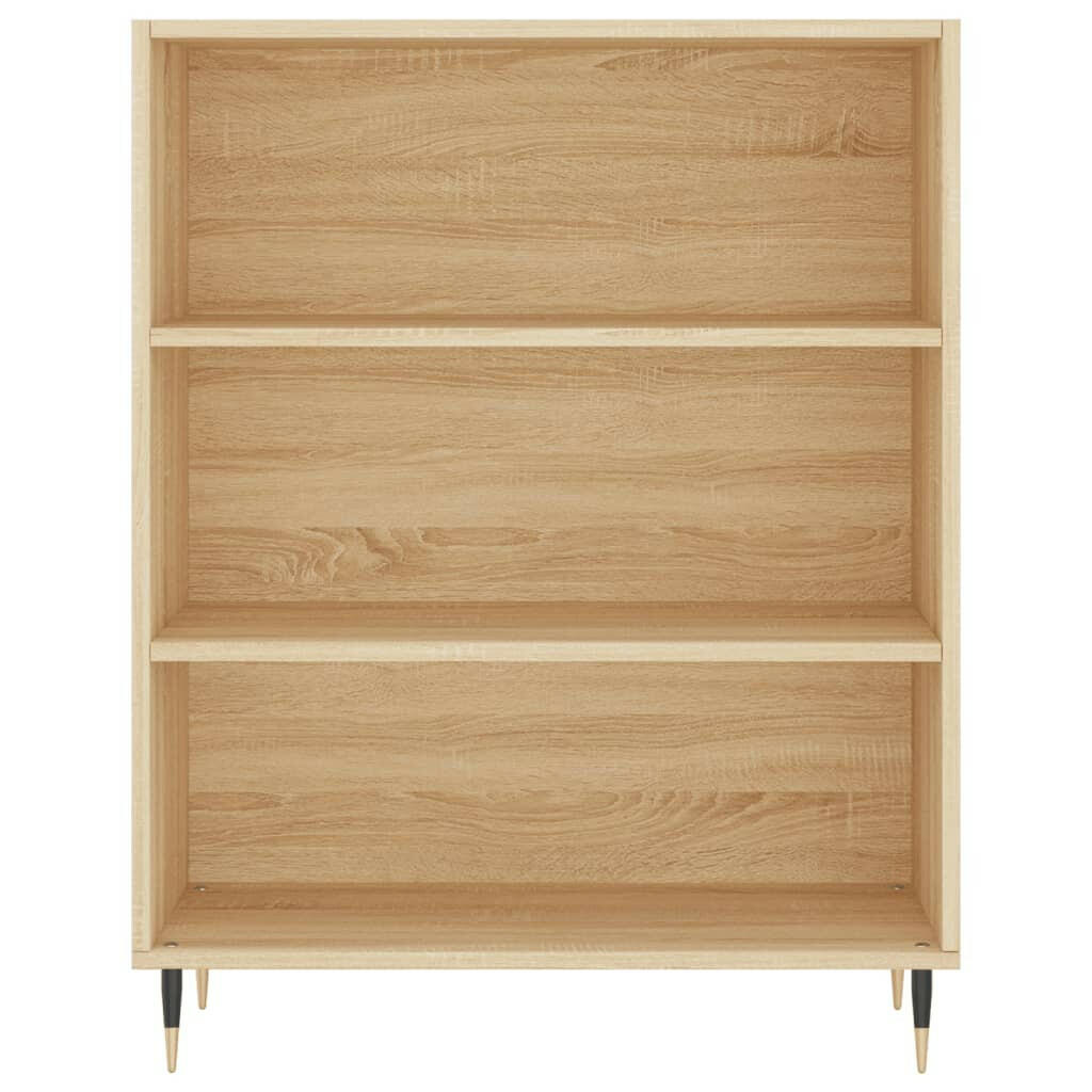 Boekenkast 69,5X32,5X90 Cm Bewerkt Hout Sonoma Eikenkleurig