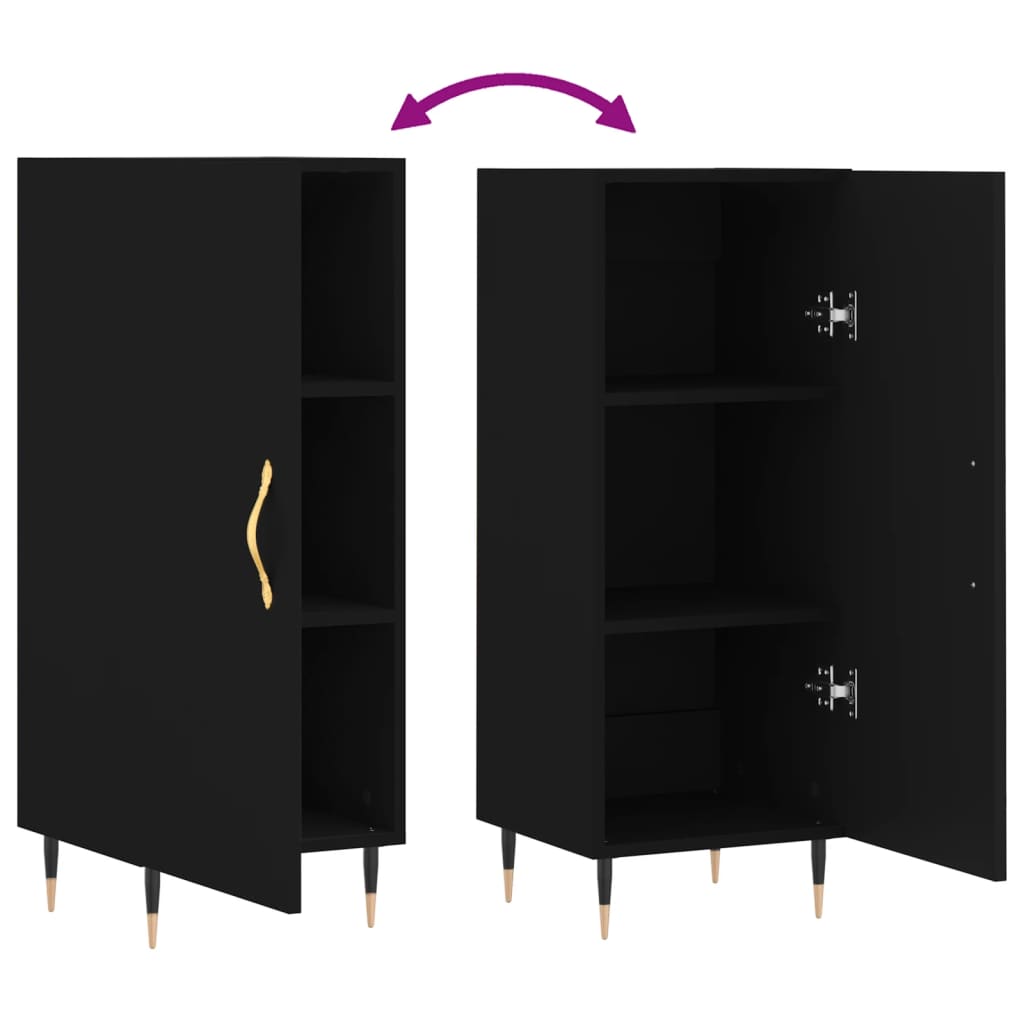 Dressoir 34,5X34X90 Cm Bewerkt Hout