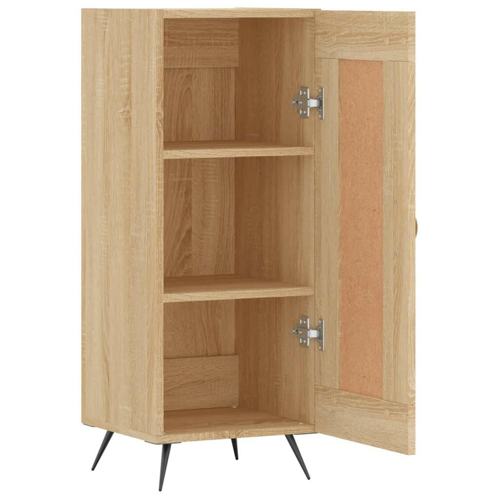 Dressoir 34,5X34X90 Cm Bewerkt Hout Sonoma Eiken