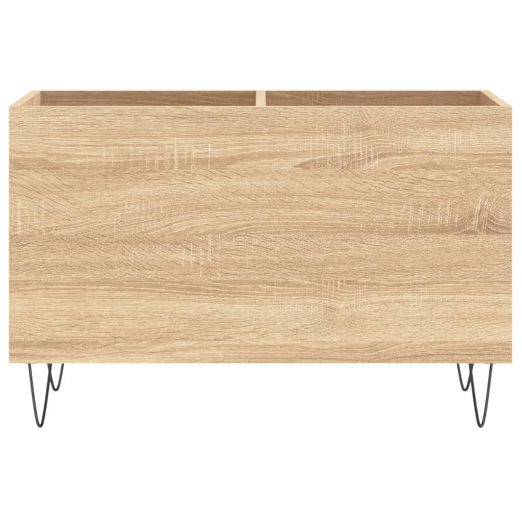 Platenkast 74,5X38X48 Cm Bewerkt Hout Kleurig