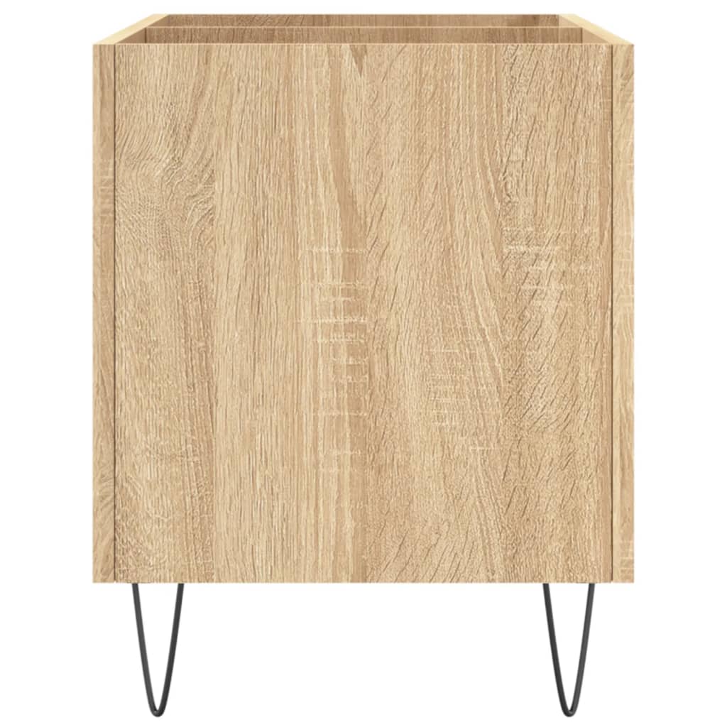 Platenkast 74,5X38X48 Cm Bewerkt Hout Kleurig