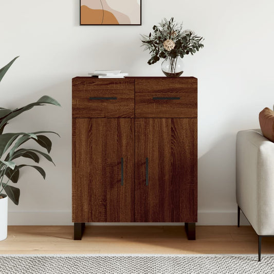 Dressoir 69,5X34X90 Cm Bewerkt Hout