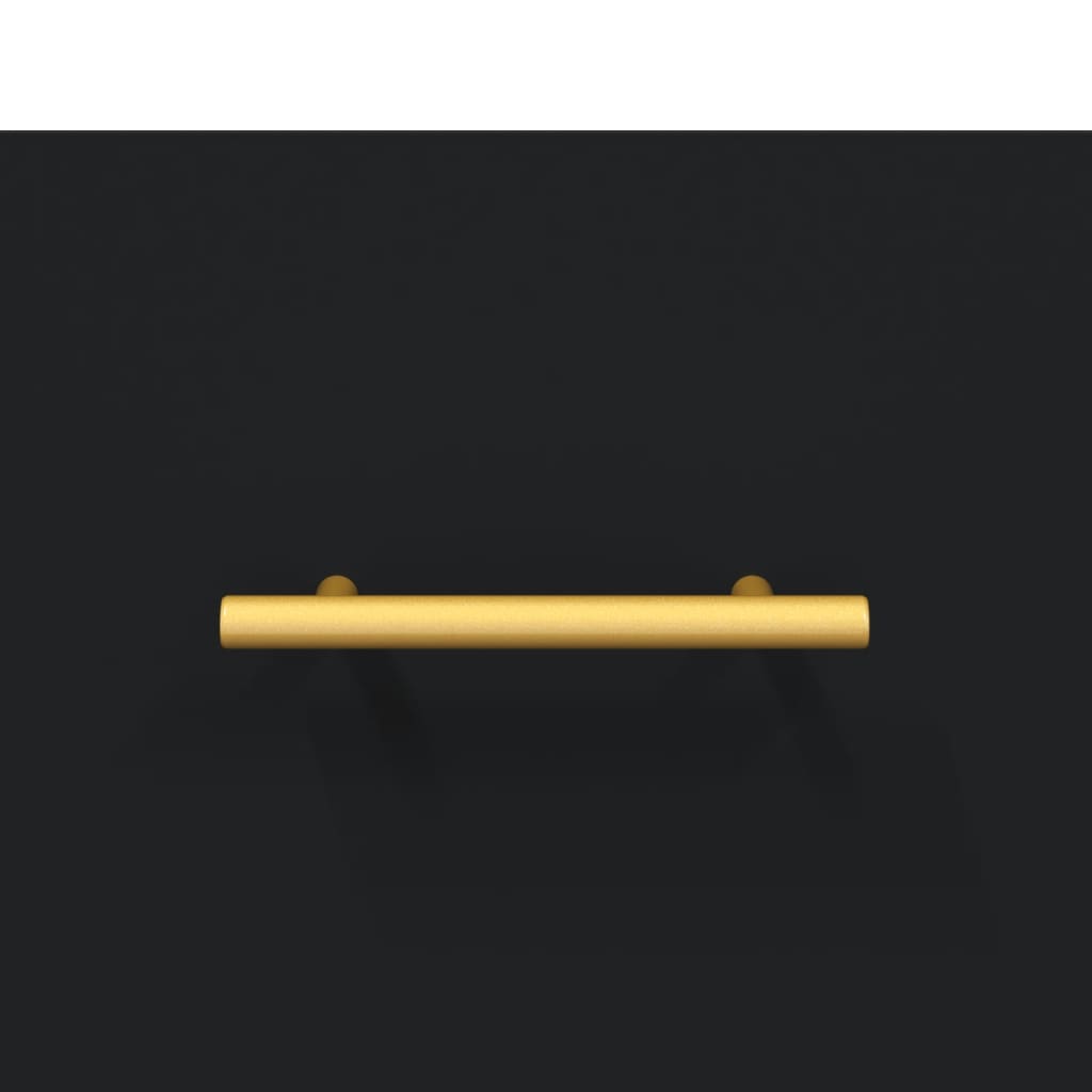 Wandkast 60X36,5X35 Cm Bewerkt Hout Zwart