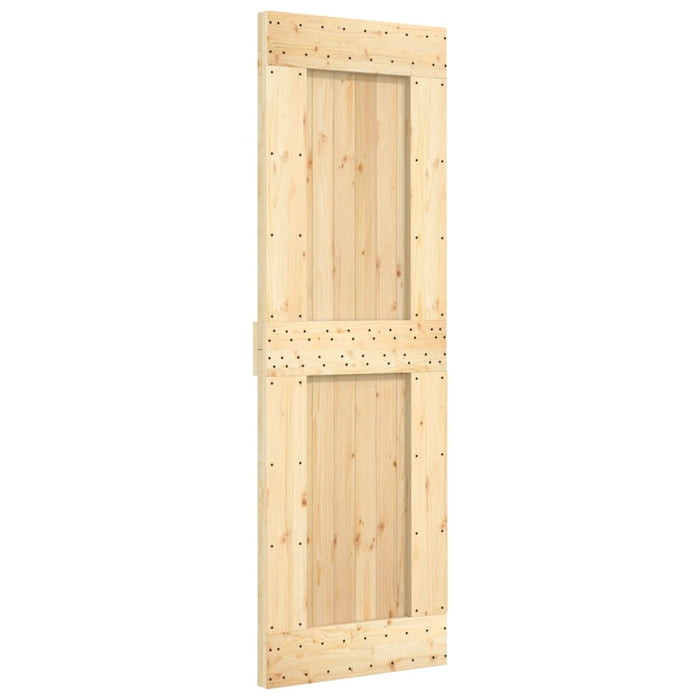 Schuifdeur Met Beslag 70X210 Cm Massief Grenenhout