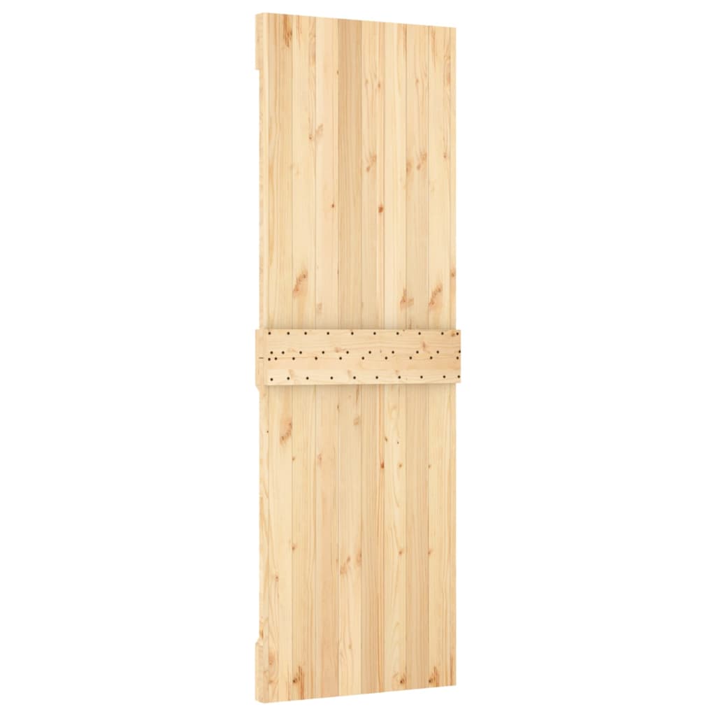 Schuifdeur Met Beslag 70X210 Cm Massief Grenenhout