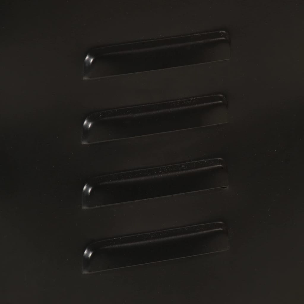 Badkamerkast 40X27X90 Cm Ijzer En Massief Mangohout