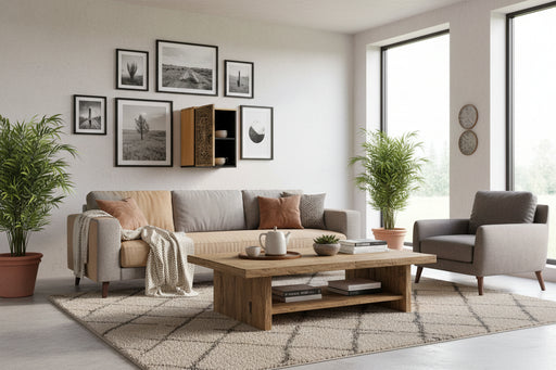 Badkamerwandkast 38X33X48 Cm Massief Mangohout