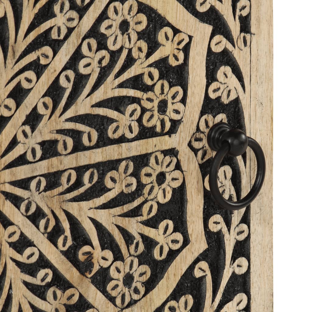 Bijzetkast 40X33X75 Cm Massief Mangohout