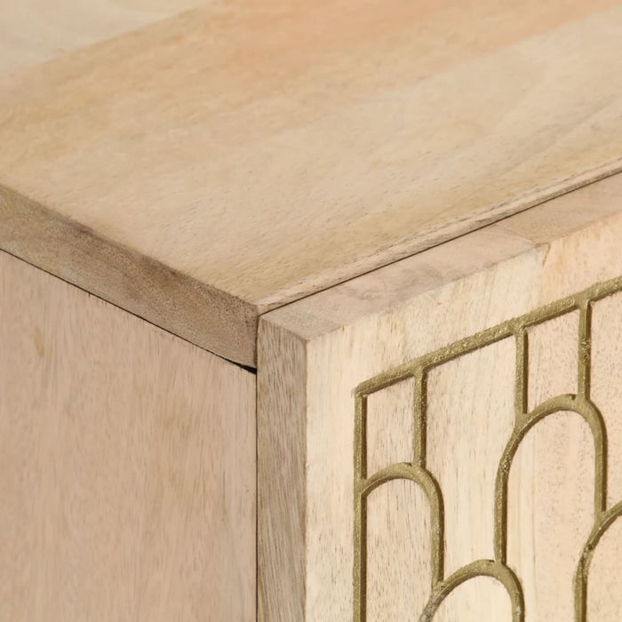 Tv-Meubel 105X33X46Cm Massief Mangohout