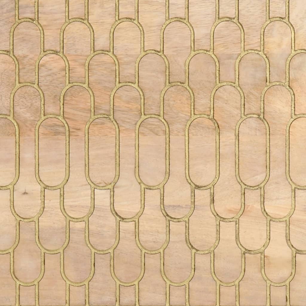 Nachtkastjes 40X33X46 Cm Massief Mangohout