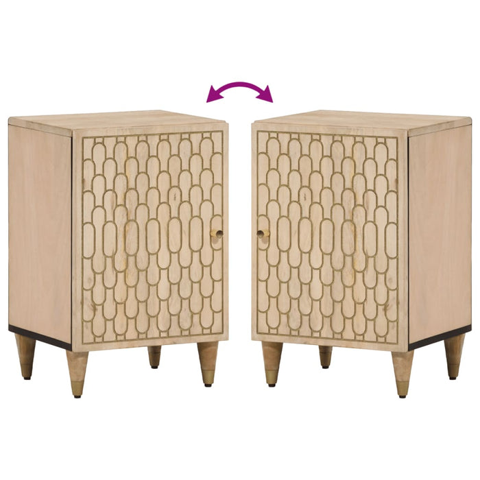 Badkamerkast 38X33X58 Cm Massief Mangohout