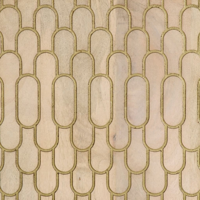 Bijzetkast 60X33X75 Cm Massief Mangohout