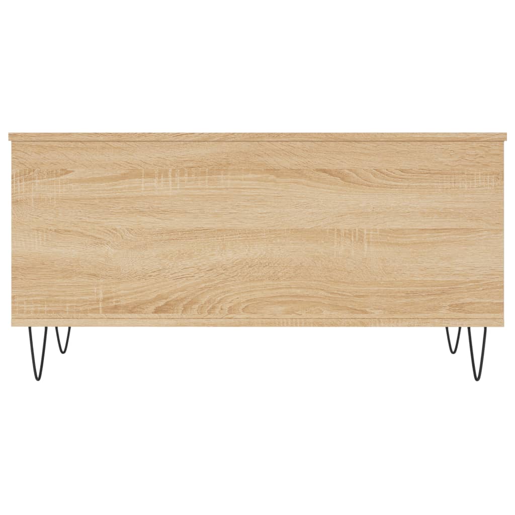 Salontafel 90X44,5X45 Cm Bewerkt Hout Kleurig