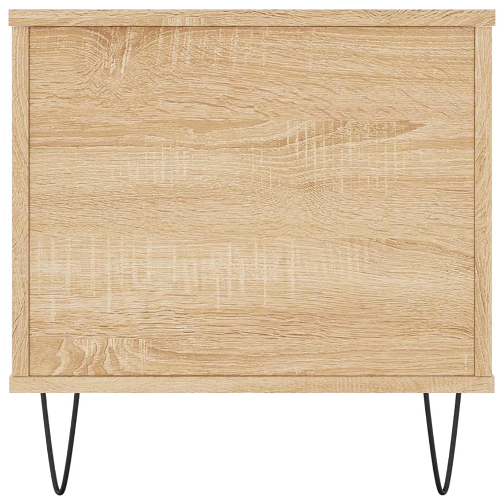 Salontafel 90X44,5X45 Cm Bewerkt Hout Kleurig