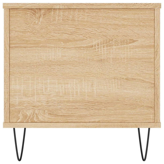 Salontafel 90X44,5X45 Cm Bewerkt Hout Kleurig