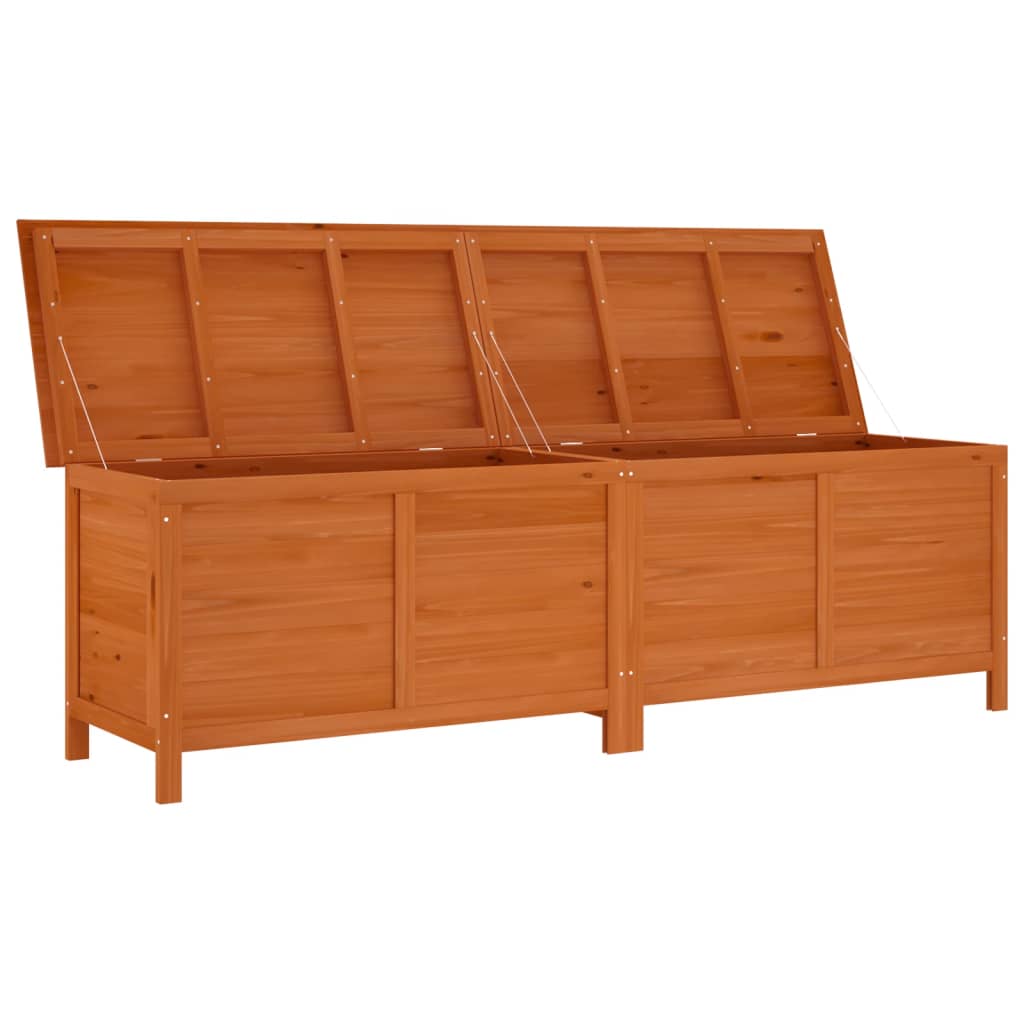 Tuinbox 198,5X50X56,5 Cm Massief Vurenhout Bruin