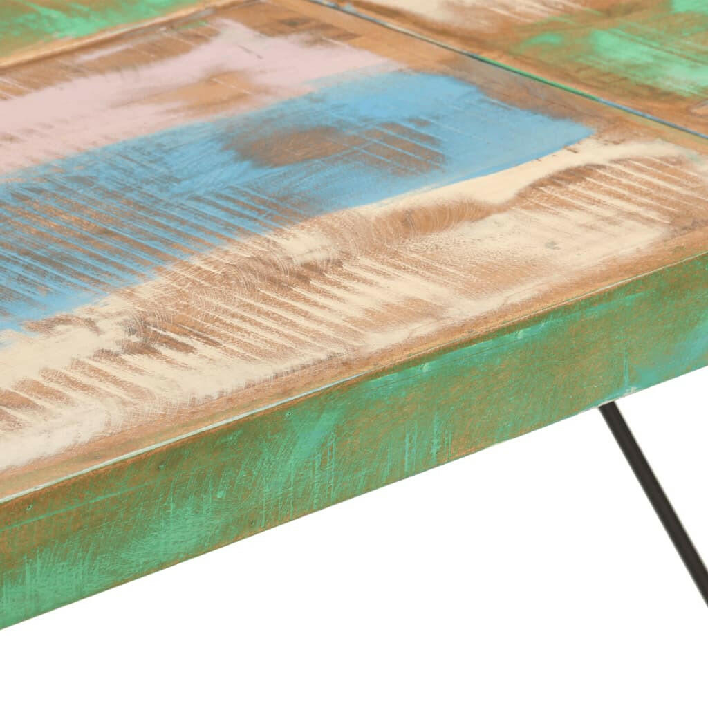 Bartafel 150X70X107 Cm Massief Gerecycled Hout En Ijzer