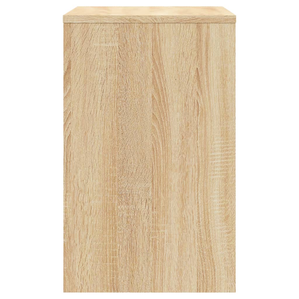 3-Delige Tafeltjesset Bewerkt Hout Sonoma Eikenkleurig