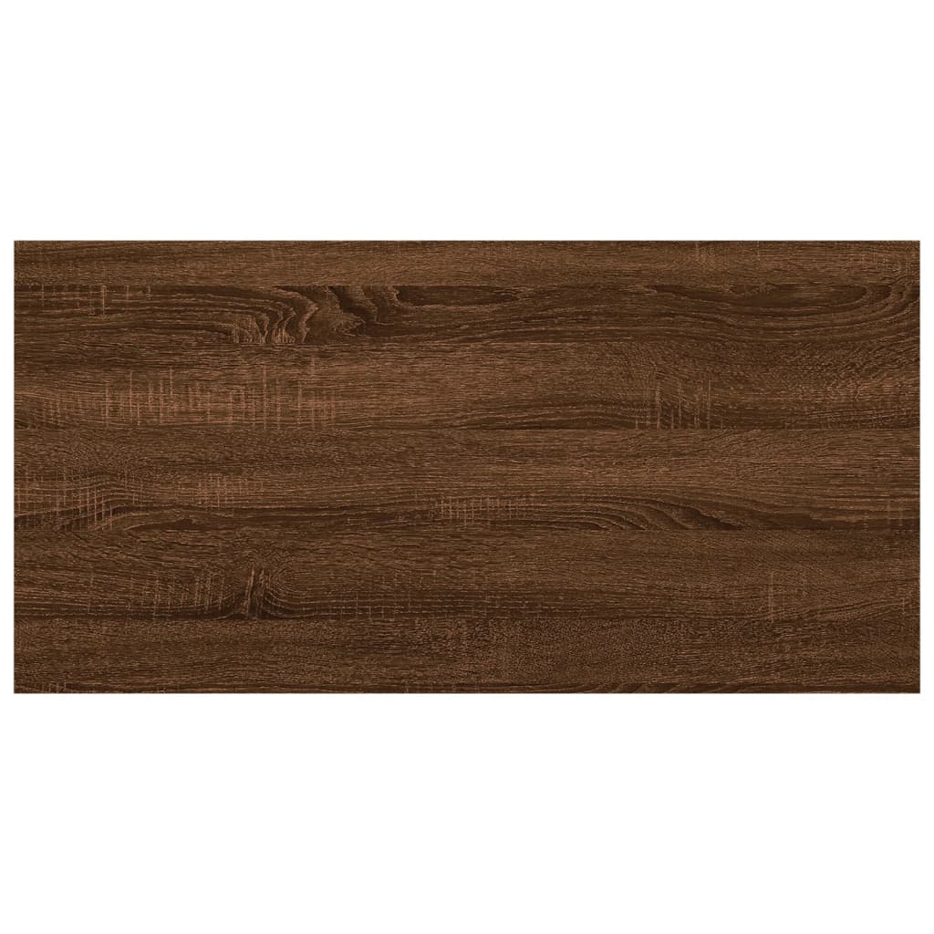 Wandschappen 4 St 40X20X1,5 Cm Bewerkt Hout Bruin Eikenkleur
