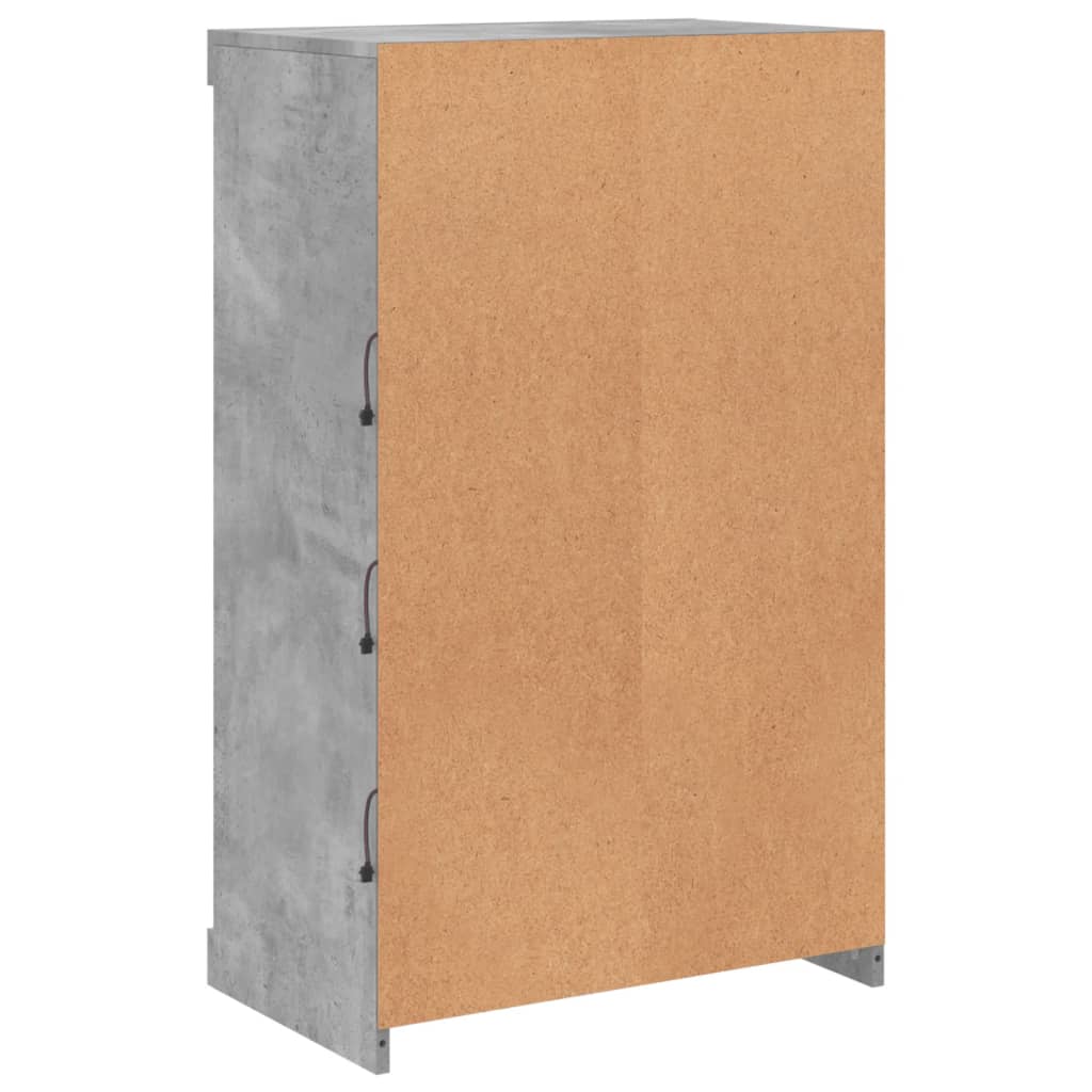 Dressoir Met Led-Verlichting 60,5X37X100 Cm