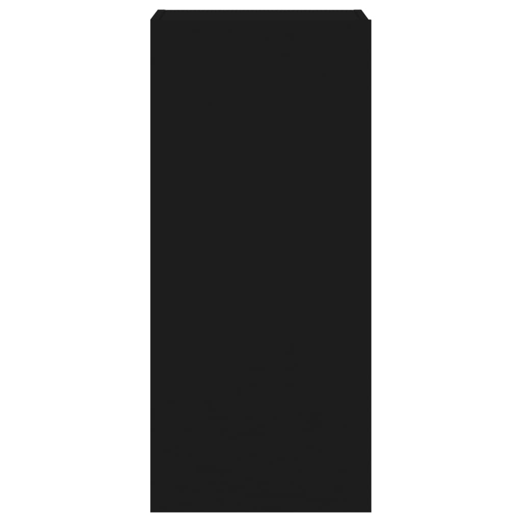 Tv-Wandmeubel 40,5X30X90 Cm Bewerkt Hout Zwart