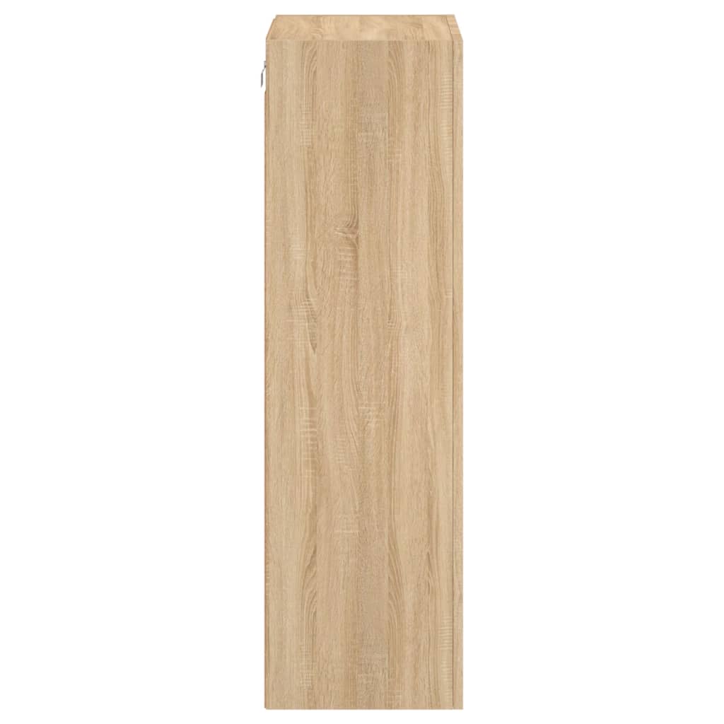 Tv-Wandmeubel 40,5X30X102 Cm Bewerkt Hout Sonoma Eikenkleurig