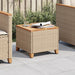 Tuintafel 45X45X37 Cm Poly Rattan En Acaciahout