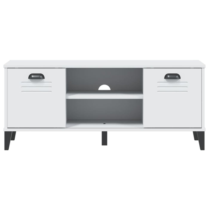 Schoenenbank Viken 106X35X45 Cm Bewerkt Hout