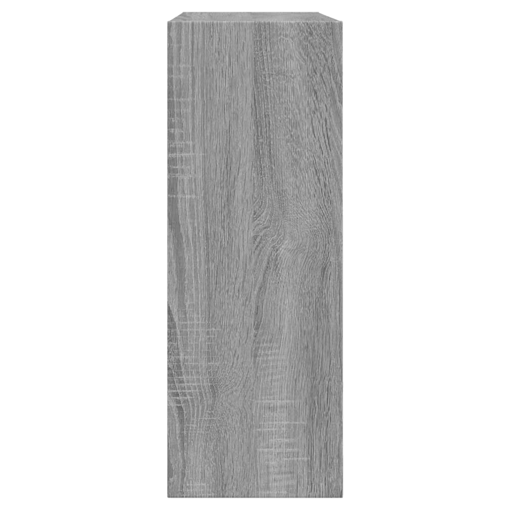 Schoenenkast 60X21X57 Cm Bewerkt Hout Grijs Sonoma Eikenkleurig Grijs Sonoma