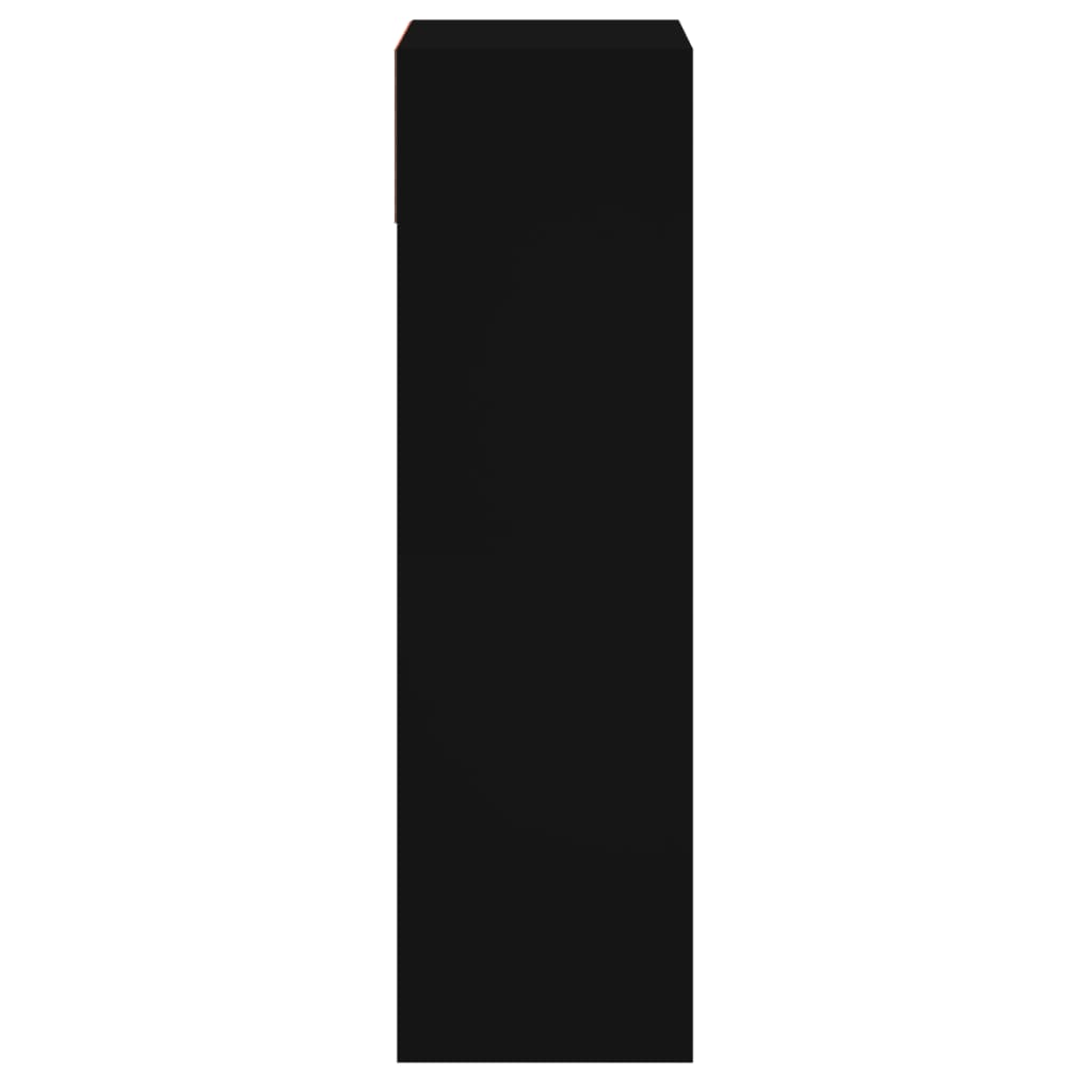 Schoenenkast Bewerkt Hout Zwart